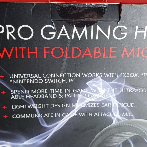 LVLUP Pro Gaming Headset with Foldable Mic PS4, PS4 Pro, Xbox One & PC - Picture 5 of 7